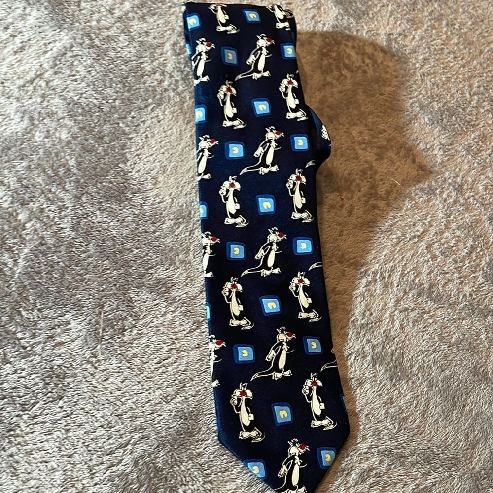 1997 Looney tunes Sylvester tie